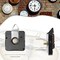 6 Pieces High Torque Clock Movements Long Shaft Clock Movement Mechanism with 8 Different Pairs of Repair Parts for Design Replacement Repairing Accessories